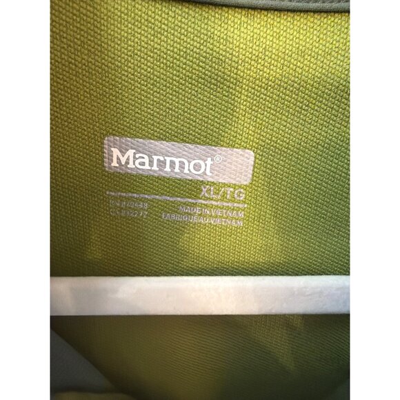 Marmot Mens Full-Zip Green Softshell Jacket XL Lightweight Outdoor Wear - Picture 3 of 5